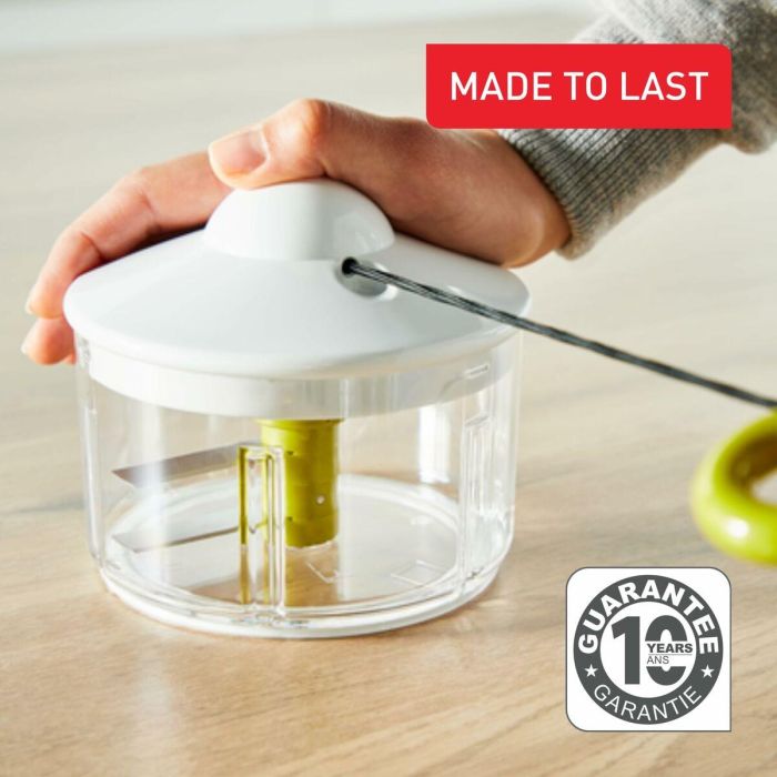 Mini Picadora Manual con Cuerda Tefal K1330404 Blanco Acero Inoxidable Plástico 19 Mini Picadora Manual con Cuerda Tefal K1330404 Blanco Acero Inoxidable Plástico 19