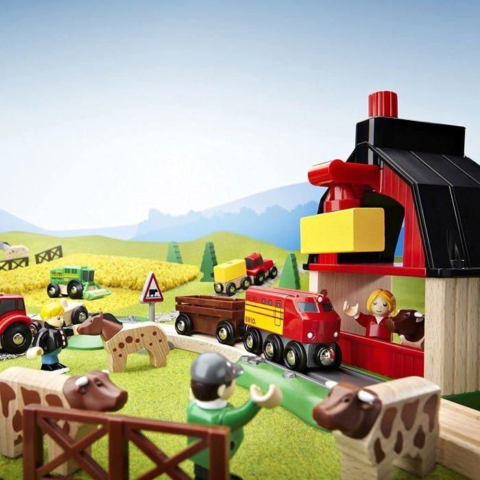 BRIO World 33719 Circuito Agrícola con Tren, Granero, Tractor y Accesorios - Juguete Niños +3 Años 3 BRIO World 33719 Circuito Agrícola con Tren, Granero, Tractor y Accesorios - Juguete Niños +3 Años 3