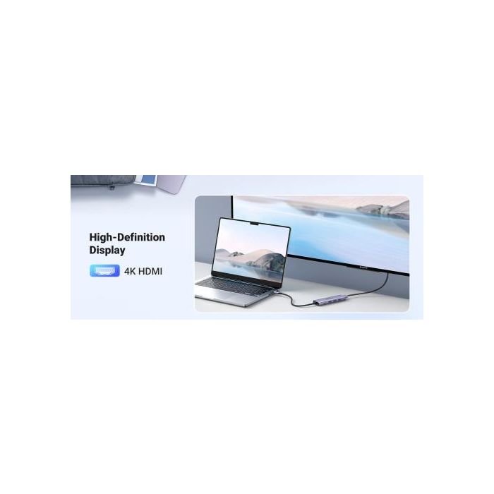 Ugreen 20956A Hub de Interfaz Usb Tipo C 5000 Mbit/S Plata 7