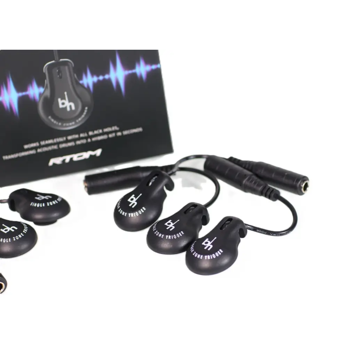 RTOM R-Tom - Triggers para Batería Híbrida Black Holes, Pack de 5 1