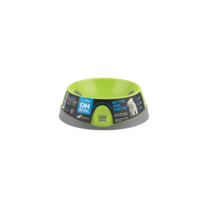 Lickimat Oh Bowl Bol Lento para Perro Talla S Verde | Antiestrés, Promueve Digestión Saludable y Cuidado Dental | Apto Lavavajillas 3 Lickimat Oh Bowl Bol Lento para Perro Talla S Verde | Antiestrés, Promueve Digestión Saludable y Cuidado Dental | Apto Lavavajillas 3