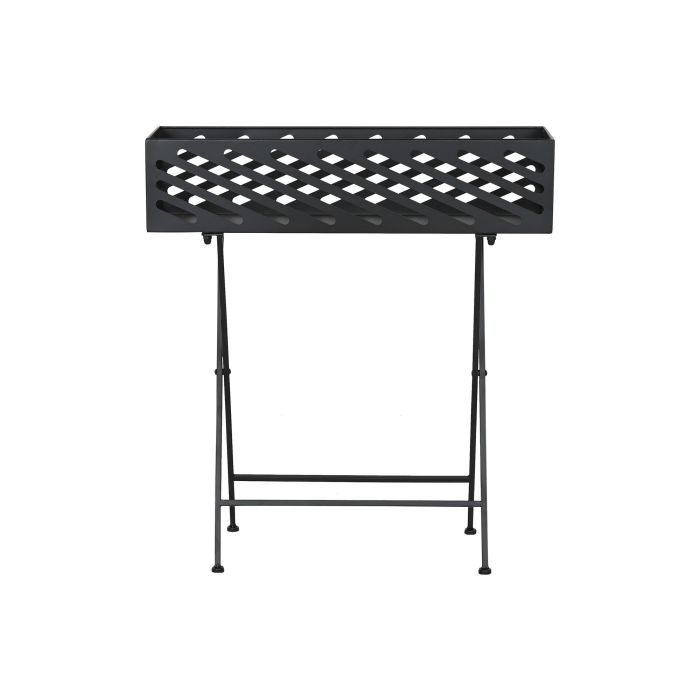 Macetero Loft DKD Home Decor Negro 20 x 71 x 65 cm (2 Unidades)