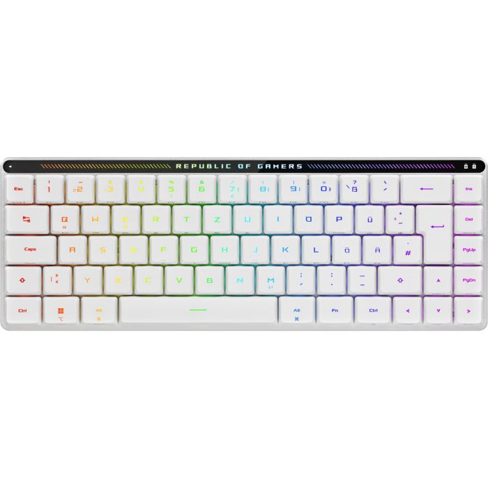 ASUS ROG Falchion RX LP Swiss Teclado Gaming Inalámbrico y Alámbrico Óptico 65% Retroiluminación RGB Blanco 0 ASUS ROG Falchion RX LP Swiss Teclado Gaming Inalámbrico y Alámbrico Óptico 65% Retroiluminación RGB Blanco 0