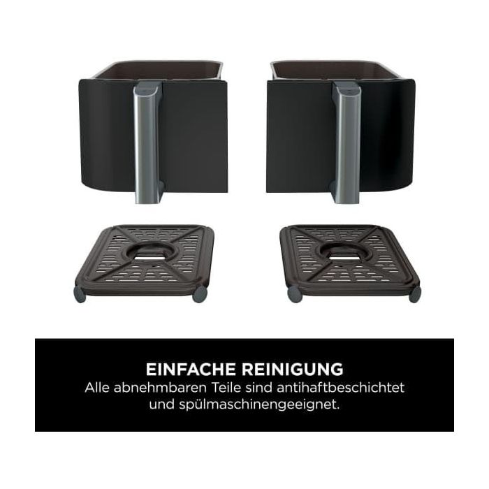 Ninja AF200EU Freidora de Aire Caliente Dual Zone 7.6 L (1.6 kg), Negro 5 Ninja AF200EU Freidora de Aire Caliente Dual Zone 7.6 L (1.6 kg), Negro 5