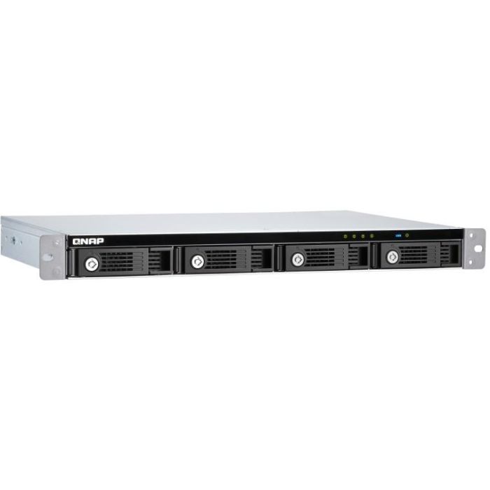QNAP TR-004U Carcasa Externa de Rack 1U 4 Bahías para HDD/SSD 2.5/3.5" SATA, USB-C 3.2 Gen 1, RAID, Hot-Swap 3