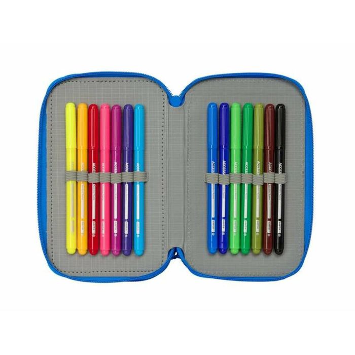 Plumier Triple Batman Azul 12,5 x 19,5 x 5,5 cm 1 Plumier Triple Batman Azul 12,5 x 19,5 x 5,5 cm 1
