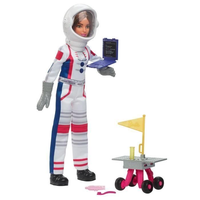 Mattel MAT1722935387533 Barbie Astronauta Edición 65º Aniversario con 10 Accesorios y Vestido Multicolor para Niñas +3 Años 2 Mattel MAT1722935387533 Barbie Astronauta Edición 65º Aniversario con 10 Accesorios y Vestido Multicolor para Niñas +3 Años 2