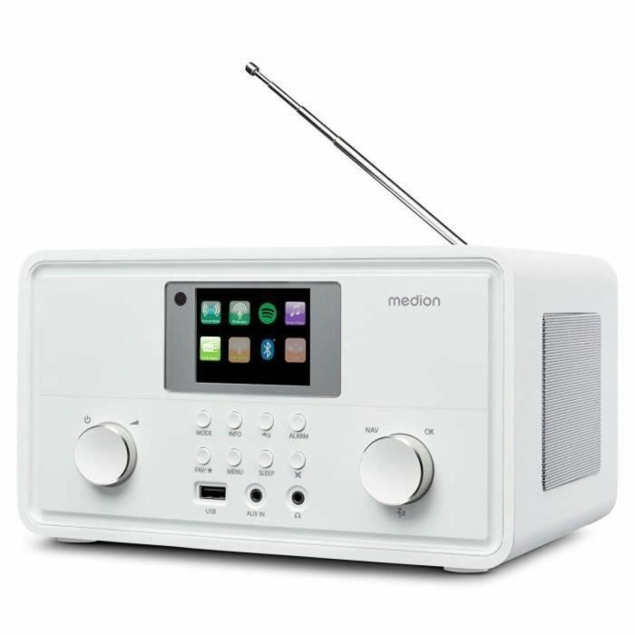 Medion MED1717434079310 Radio por Internet DAB+ Bluetooth 2 x 10 W RMS Blanco 5 Medion MED1717434079310 Radio por Internet DAB+ Bluetooth 2 x 10 W RMS Blanco 5