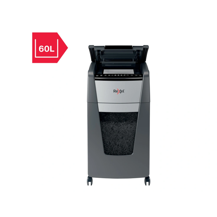Trituradora de Papel Micro Corte Rexel Optimum Auto+ 300M 60 L 2