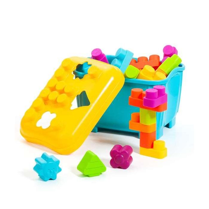 Caja bloques y puzzles blandos con 15 piezas. 7 Caja bloques y puzzles blandos con 15 piezas. 7