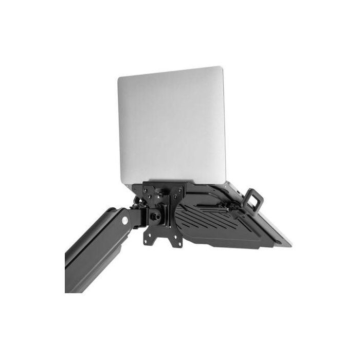 AISENS - SOPORTE UNIVERSAL PARA PORTATIL DE 12-17 PARA EL MONTAJE EN UN SOPORTE DE MONITOR, NEGRO 2 AISENS - SOPORTE UNIVERSAL PARA PORTATIL DE 12-17 PARA EL MONTAJE EN UN SOPORTE DE MONITOR, NEGRO 2