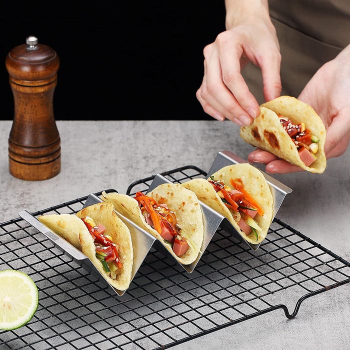 Soporte Para 3 Tacos My Bar - Inde (24 Unidades) 2 Soporte Para 3 Tacos My Bar - Inde (24 Unidades) 2