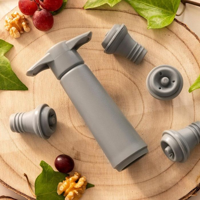 Bomba de Vacío y Tapones para Vino Winuum InnovaGoods (4 tapones) 6 Bomba de Vacío y Tapones para Vino Winuum InnovaGoods (4 tapones) 6