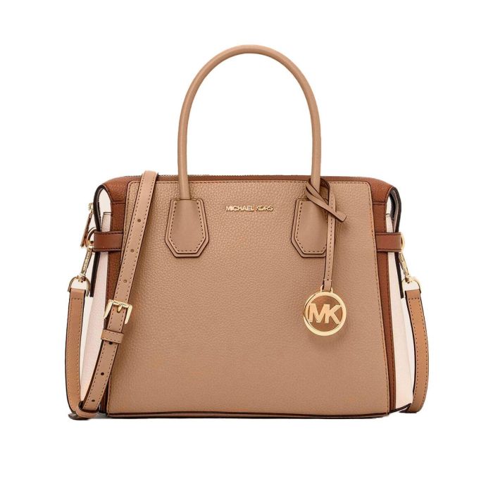 Bolso Mujer Michael Kors MERCER CAMEL MULTI Marrón 30 x 23 x 10 cm Bolso Mujer Michael Kors MERCER CAMEL MULTI Marrón 30 x 23 x 10 cm