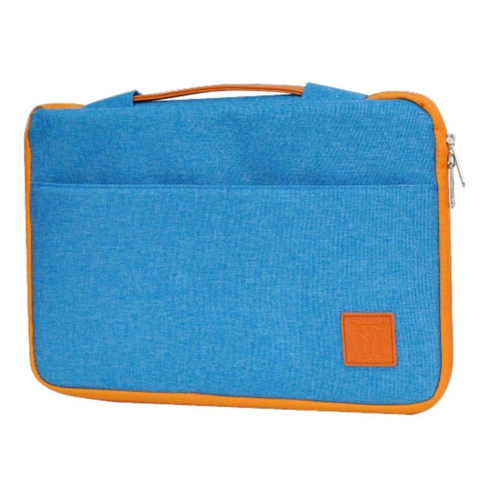 Maillon Technologique MTTOULOUSSE14BLUE Maletín para portátil 35,6 cm (14") Funda Azul, Naranja
