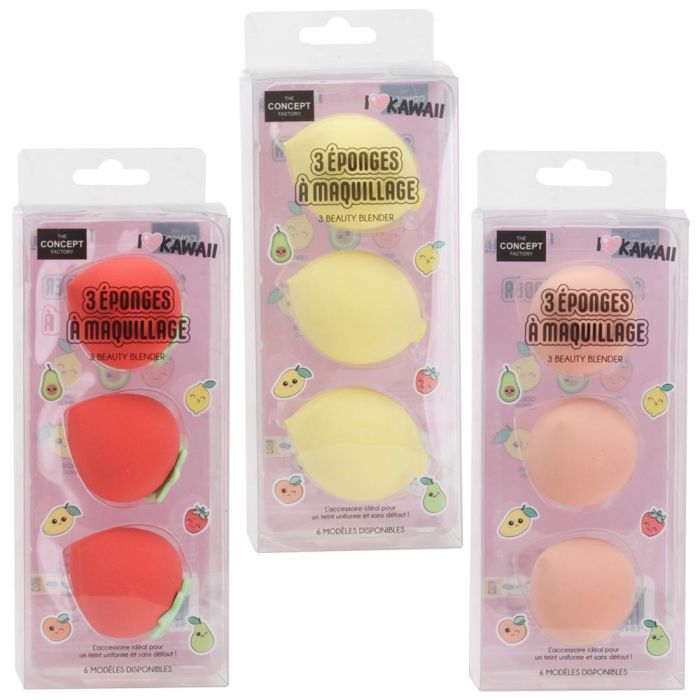 Juego De 3 Esponjas Maquillaje Kaw The Concept Factory 5 Juego De 3 Esponjas Maquillaje Kaw The Concept Factory 5