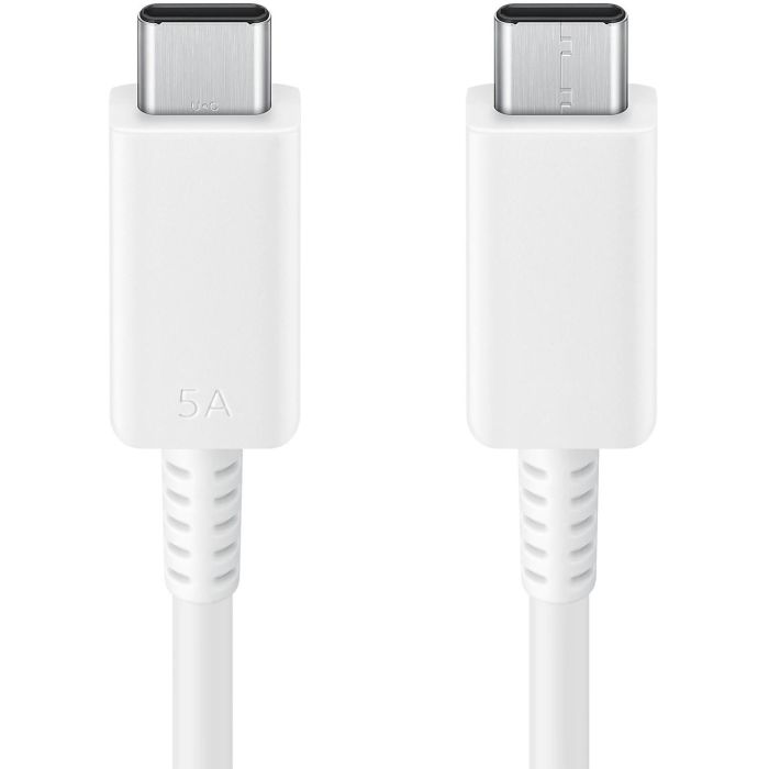 Samsung EP-DX510 Cable USB-C a USB-C Original (5A) 1.8m Blanco - Carga Rápida y Sincronización de Datos 2