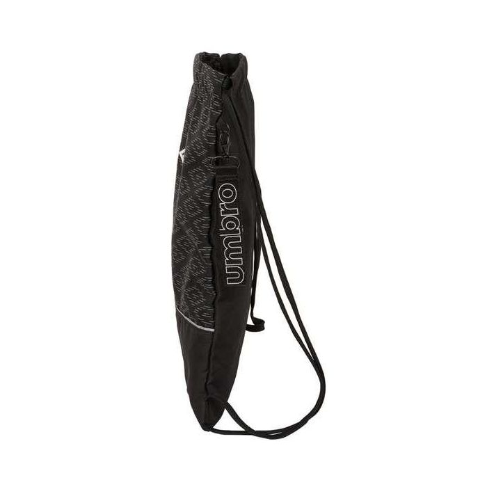 Bolsa Mochila con Cuerdas Umbro Lima Negro 35 x 40 x 1 cm 1