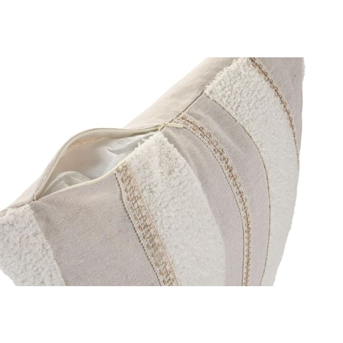 Cojin Boho DKD Home Decor Natural Blanco 45 x 45 cm (2 Unidades) 3 Cojin Boho DKD Home Decor Natural Blanco 45 x 45 cm (2 Unidades) 3