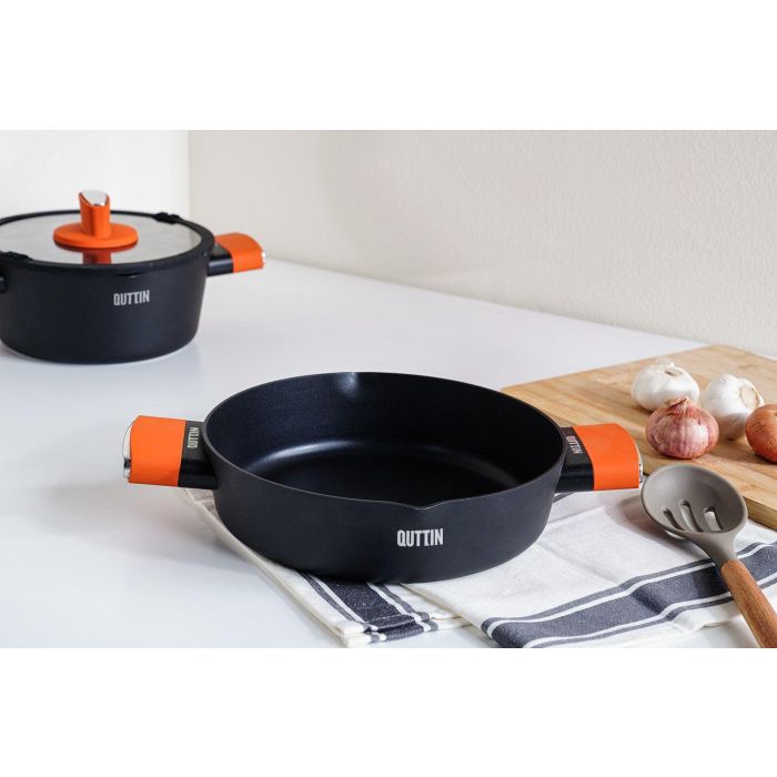 Cacerola Baja 26 cm con Tapa Gastro Quttin (6 Unidades) 6