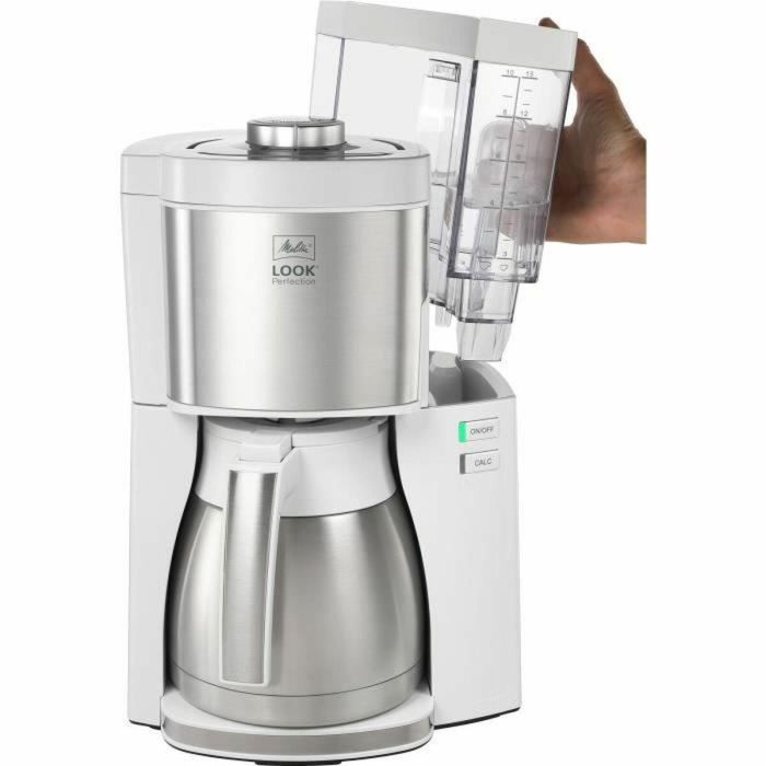 Melitta 1025-15 Máquina de café Look V Termero perfección White/Cepilled Steel 3