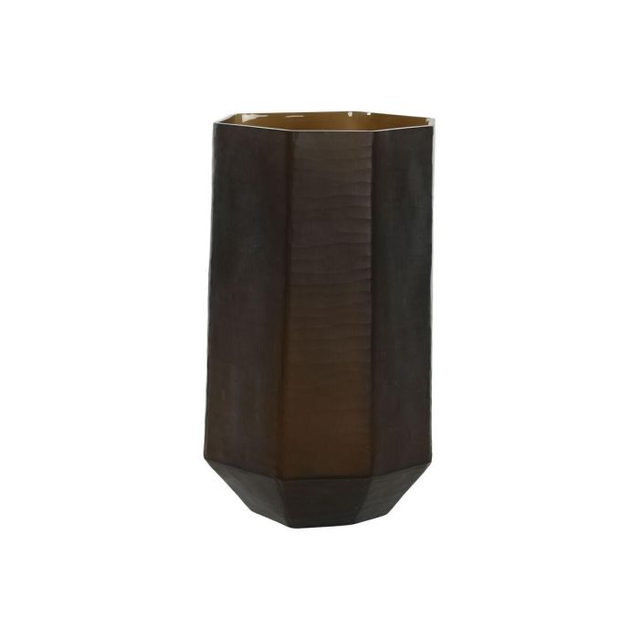 Jarrón Home ESPRIT Gris oscuro Cristal Moderno 18 x 18 x 31 cm Jarrón Home ESPRIT Gris oscuro Cristal Moderno 18 x 18 x 31 cm