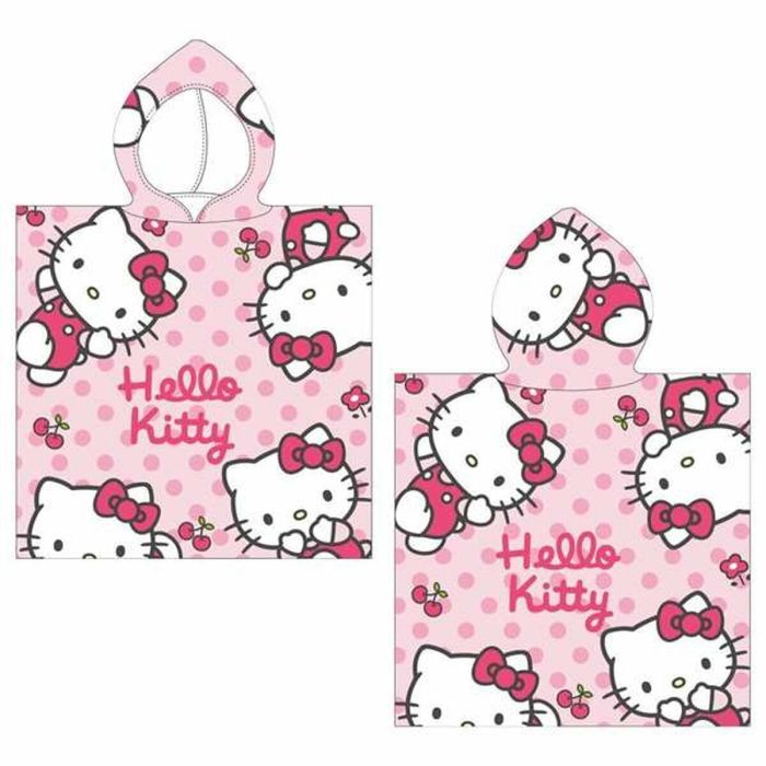 Poncho microfibra hello kitty 50 x 115 cm Poncho microfibra hello kitty 50 x 115 cm
