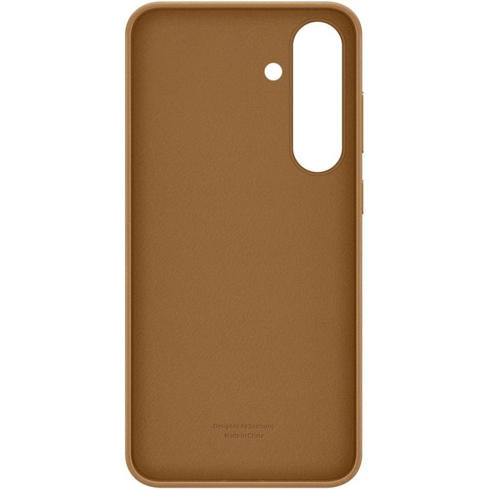 Samsung EF-VS936PFEGWW Funda Kindsuit para Galaxy S25+ de 6.7 Pulgadas, Imitación Piel, Color Camel/Marrón 4