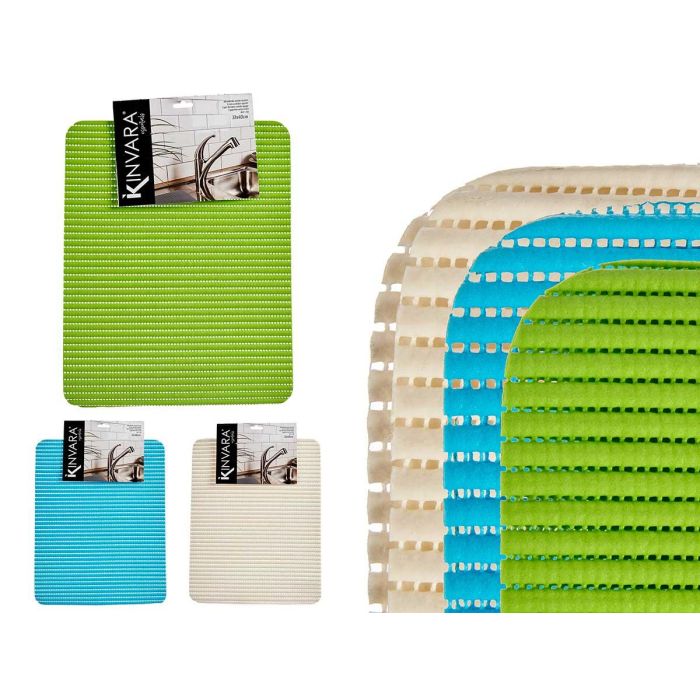 Kinvara Alfombrilla Antideslizante Surtidos Colores 32x40 cm (24 Unidades)