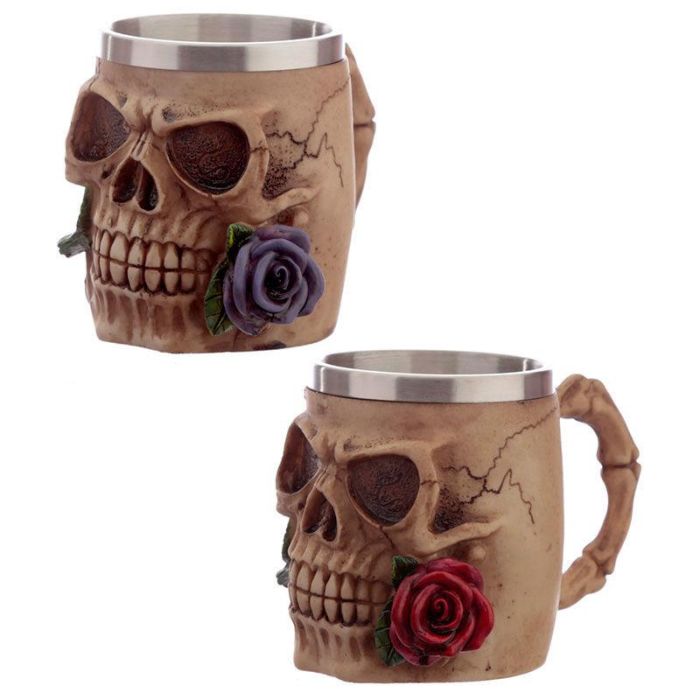 Taza Calavera y Rosas surtido 4