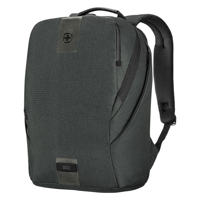Wenger Mochila MX ECO Light 40,64cm (16 pulgadas) para portátil con bolsillo para tableta de 25,4cm (10 pulgadas) Gris 0 pulgadas) Color Carbón 5