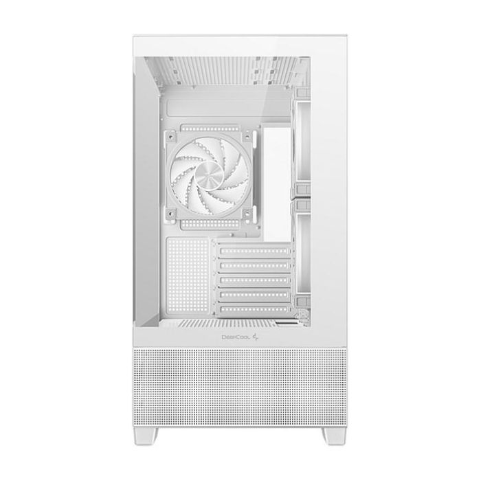 Deepcool CG380 3F WH Midi Tower PC Blanco ITX Micro ATX Ventana Iluminación RGB 3