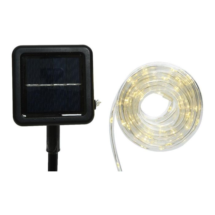 Tubo luminoso solar 100 leds luz calida lumineo 4,95 m