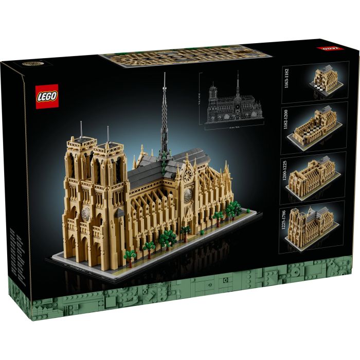 LEGO Architecture Notre-Dame de Paris 21061 Juego de Construcción para Adultos con 4383 Piezas 14 LEGO Architecture Notre-Dame de Paris 21061 Juego de Construcción para Adultos con 4383 Piezas 14