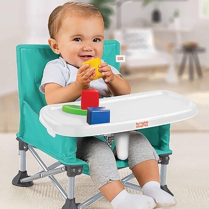 Asiento elevador para niñas BRIGHT STARS, rosa, plegable, portátil, de viaje, ligero y fácil de limpiar, incluye bolsa de transporte. 5 Asiento elevador para niñas BRIGHT STARS, rosa, plegable, portátil, de viaje, ligero y fácil de limpiar, incluye bolsa de transporte. 5