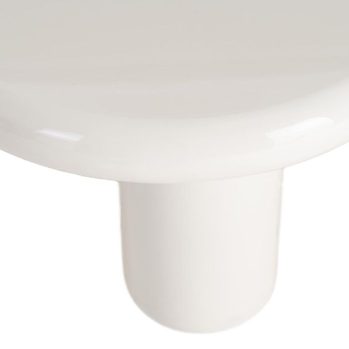 Mesa Centro Lacado Crema Dm Salón 118 X 68 X 37 cm