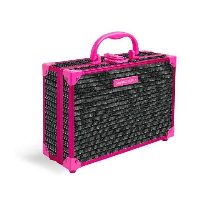 Maletín magic studio colorful perfect traveller.contiene 24 sombras de ojos, 6 brillos de labios, 4 esmaltes de uñas, 3 rubores y bronceadores y 2 labiales. 2 Maletín magic studio colorful perfect traveller.contiene 24 sombras de ojos, 6 brillos de labios, 4 esmaltes de uñas, 3 rubores y bronceadores y 2 labiales. 2