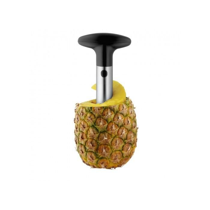 WMF 1873676030 Gourmet Ananasschneider - Cortador de piña de Acero Inoxidable, Apto para Lavavajillas, Negro 1 WMF 1873676030 Gourmet Ananasschneider - Cortador de piña de Acero Inoxidable, Apto para Lavavajillas, Negro 1