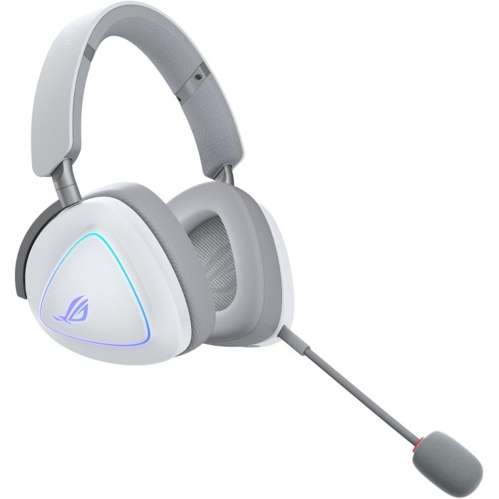ASUS ROG Delta II Auriculares Gaming Inalámbricos/Alámbricos USB-C con Micrófono Extraíble y Luz RGB, Blanco 6