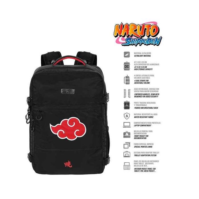 Karactermania Mochila Naruto Clouds 33 x 23 x 47 cm Negro Poliéster 6