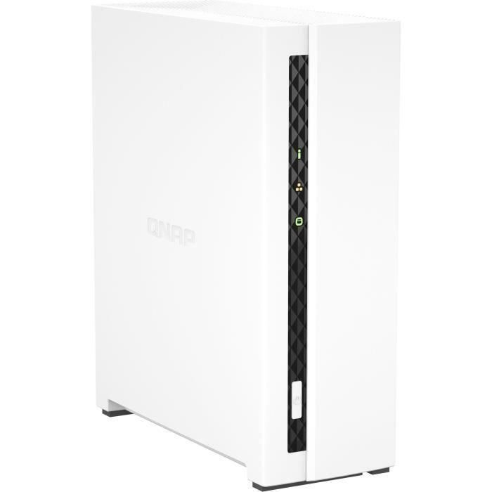 QNAP TS-133 NAS Torre ARM Cortex-A55 Quad-Core 1.8GHz 2GB DDR4 1xGbE 1xUSB3.2 Gen1 1xUSB2.0