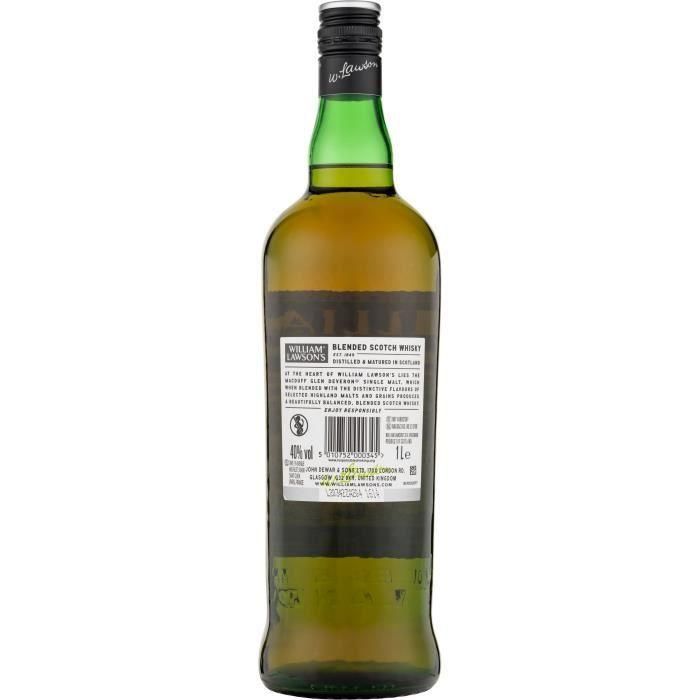 Scotch mezclado de William Lawson 100 cl - 40 ° 1 Scotch mezclado de William Lawson 100 cl - 40 ° 1