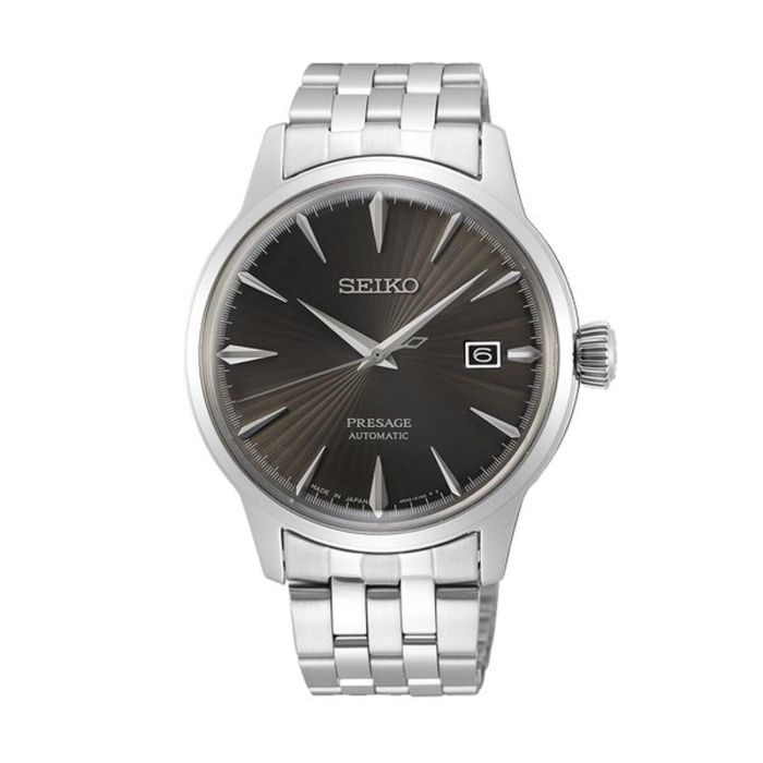 Reloj Hombre Seiko SRPE17J1 Gris Plateado Reloj Hombre Seiko SRPE17J1 Gris Plateado