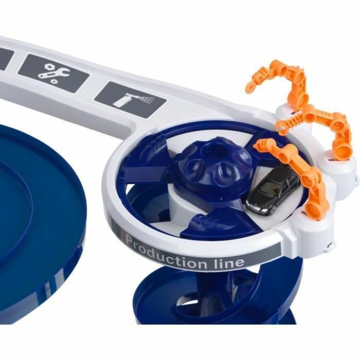 Klein Mercedes-Benz Mega Universe Garage 3809 Garaje de Juguete con Funciones Electrónicas, Catapulta, Bucle y Túnel para Niños a Partir de 3 Años 4