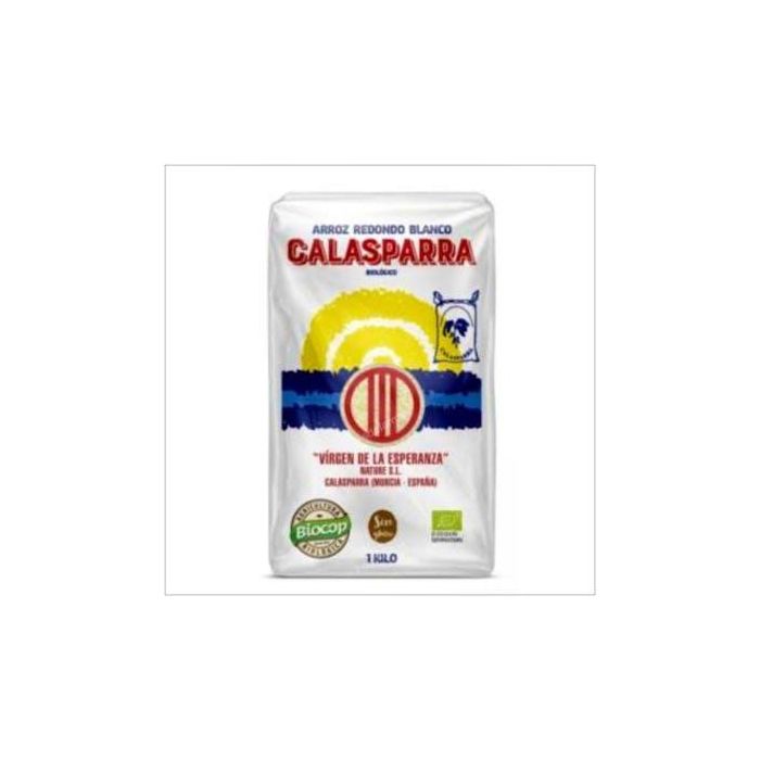 CALASPARRA Arroz Blanco Redondo Bio D.O. Calasparra 1 Kg - 100% Balilla x Sollana Ecológico