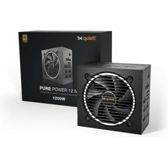 be quiet! PURE POWER 12 M Fuente de Alimentación PC 1200W 80 PLUS Gold ATX 3.1 Totalmente Modular Negra