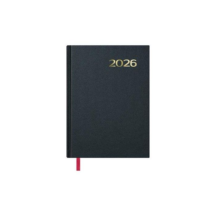 Dohe Agenda Anual Síntax 14x20 cm Dp Negra 2026 - Viernes Sábado Domingo en una página, 288 págs.