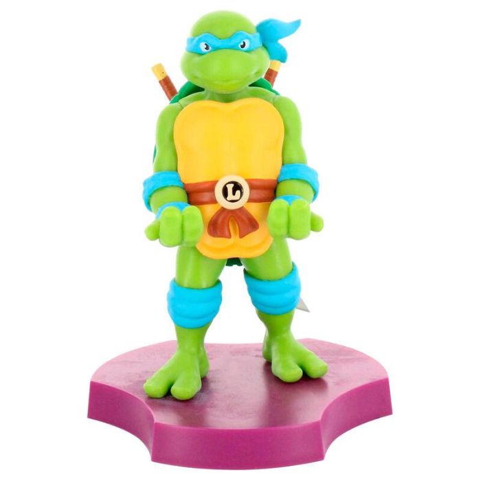EXQUISITE GAMING Mini Cable Guy Leonardo Tortugas Ninja - Soporte para auriculares (8x8x11cm)