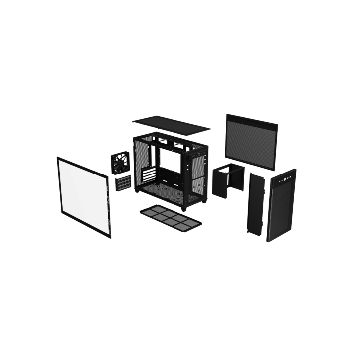 Asus 90DC00G0-B39010 Caja PC Mini Tower Negro Vidrio Templado 8