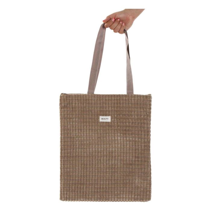 Bolso Mujer Versa Corduroy Caqui 40 x 33 cm 1 Bolso Mujer Versa Corduroy Caqui 40 x 33 cm 1
